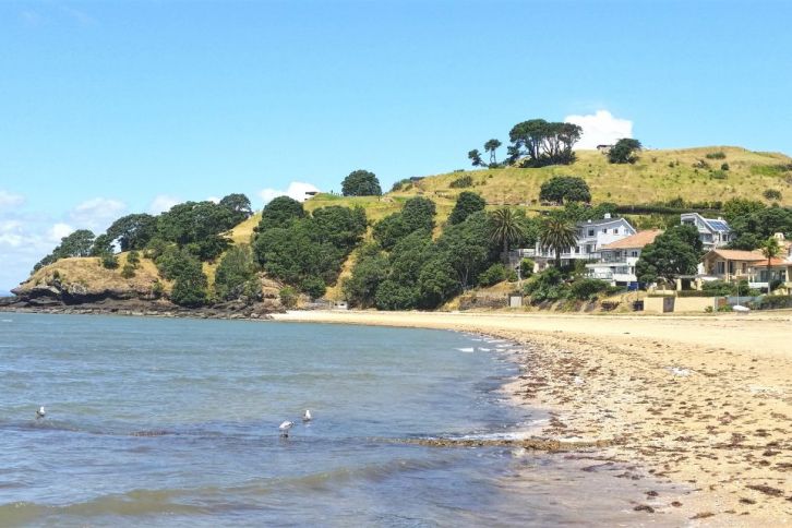 Cheltenham Beach in Devonport, Neuseeland